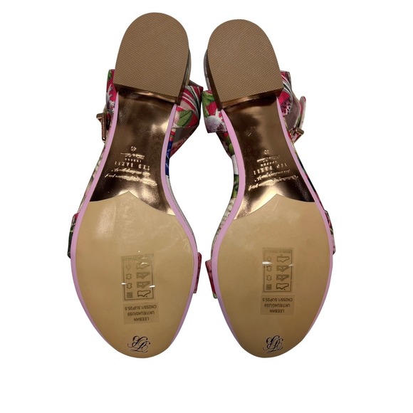NWT Ted Baker London Leeban Sandals, Encyclopaedia Floral, Size 9 - Picture 12 of 13